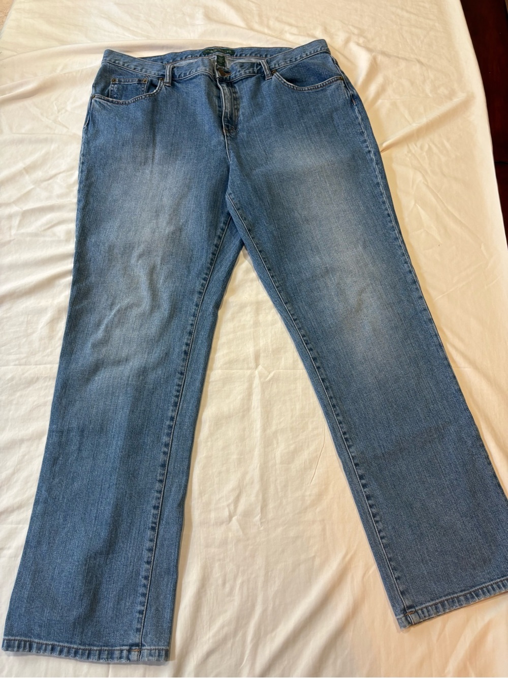 Ralph Lauren Light-Medium Blue Bootcut Jeans